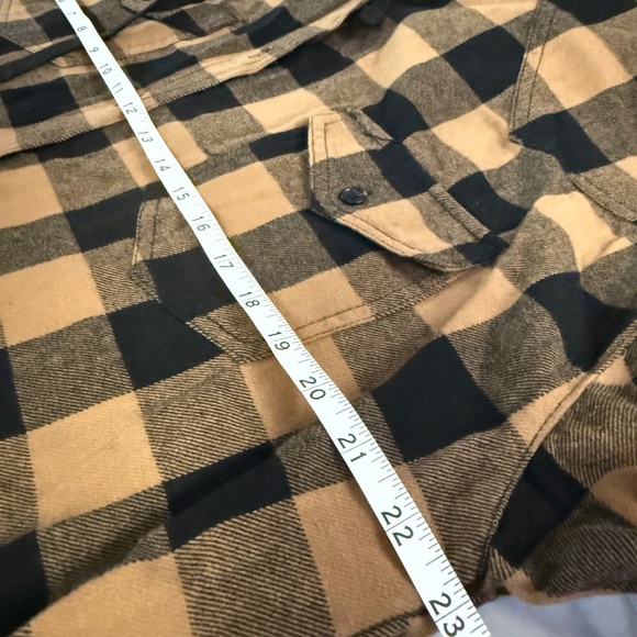RISEN PLAID LONG HOODED SHACKET - Picture 9 of 11